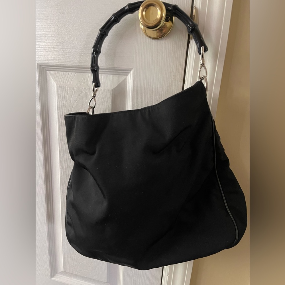 Vintage Gucci Black Shoulder Bag